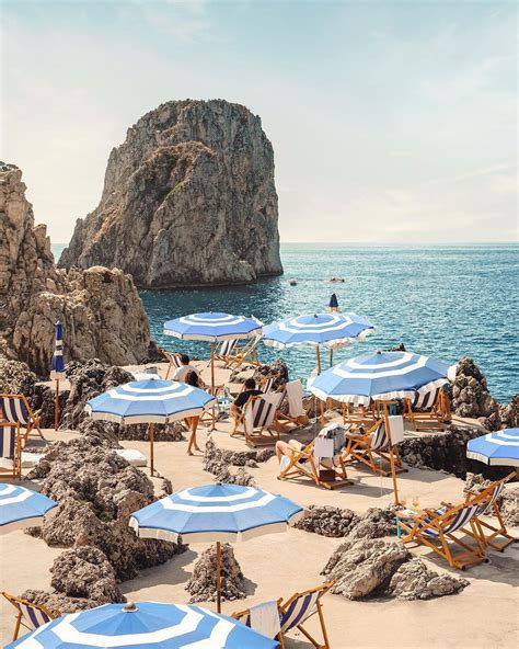 best beach clubs capri italy